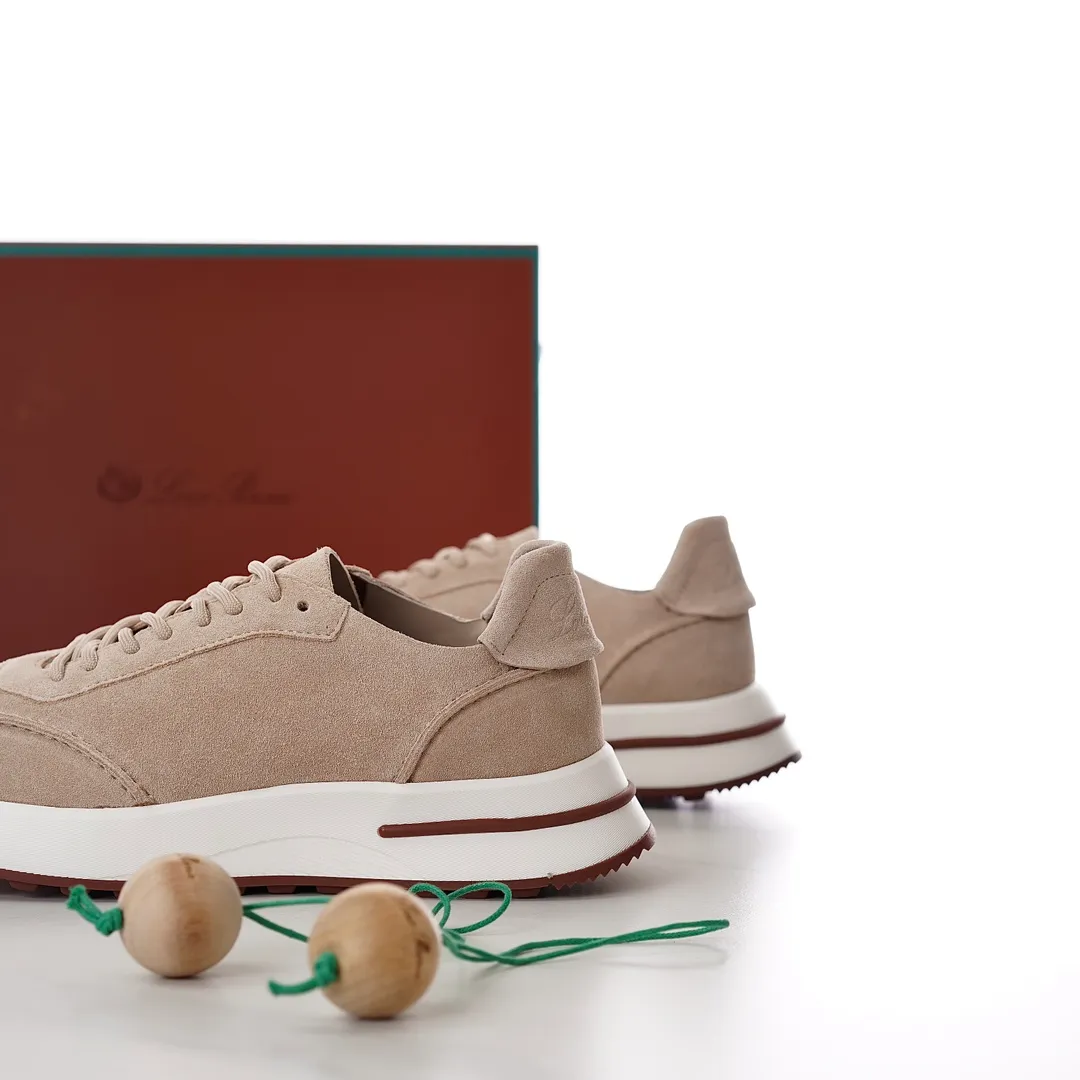 Factory price: 480💰 loro men's shoes💰iana/L men's shoes💰 Size: 38-45, customized 45 non-returnable Materials: The upper is made of elastic cloth for routing. Anti-fleece fabric is wrapped on the front and back to ensure stability. The back is equipped with a cushion to improve wearing comfort. Breathable mesh shoes. Elastic cloth inner𥚃 latex mesh insole. Sole I Men's Shoes💰Foam Combination T Men's Shoes💰U Outsole